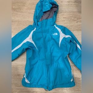NorthFace HyVent Turquoise Jacket